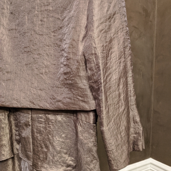 R&M Richards beautiful cocoa-colored dress - Picture 8 of 10